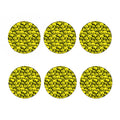 Graffiti Happy Emoji Pattern Print Coaster Set