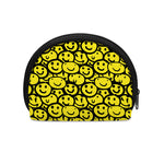 Graffiti Happy Emoji Pattern Print Coin Purse