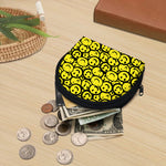 Graffiti Happy Emoji Pattern Print Coin Purse
