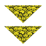 Graffiti Happy Emoji Pattern Print Dog Bandana