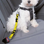 Graffiti Happy Emoji Pattern Print Dog Seat Belt
