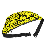 Graffiti Happy Emoji Pattern Print Fanny Pack