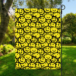 Graffiti Happy Emoji Pattern Print Garden Flag