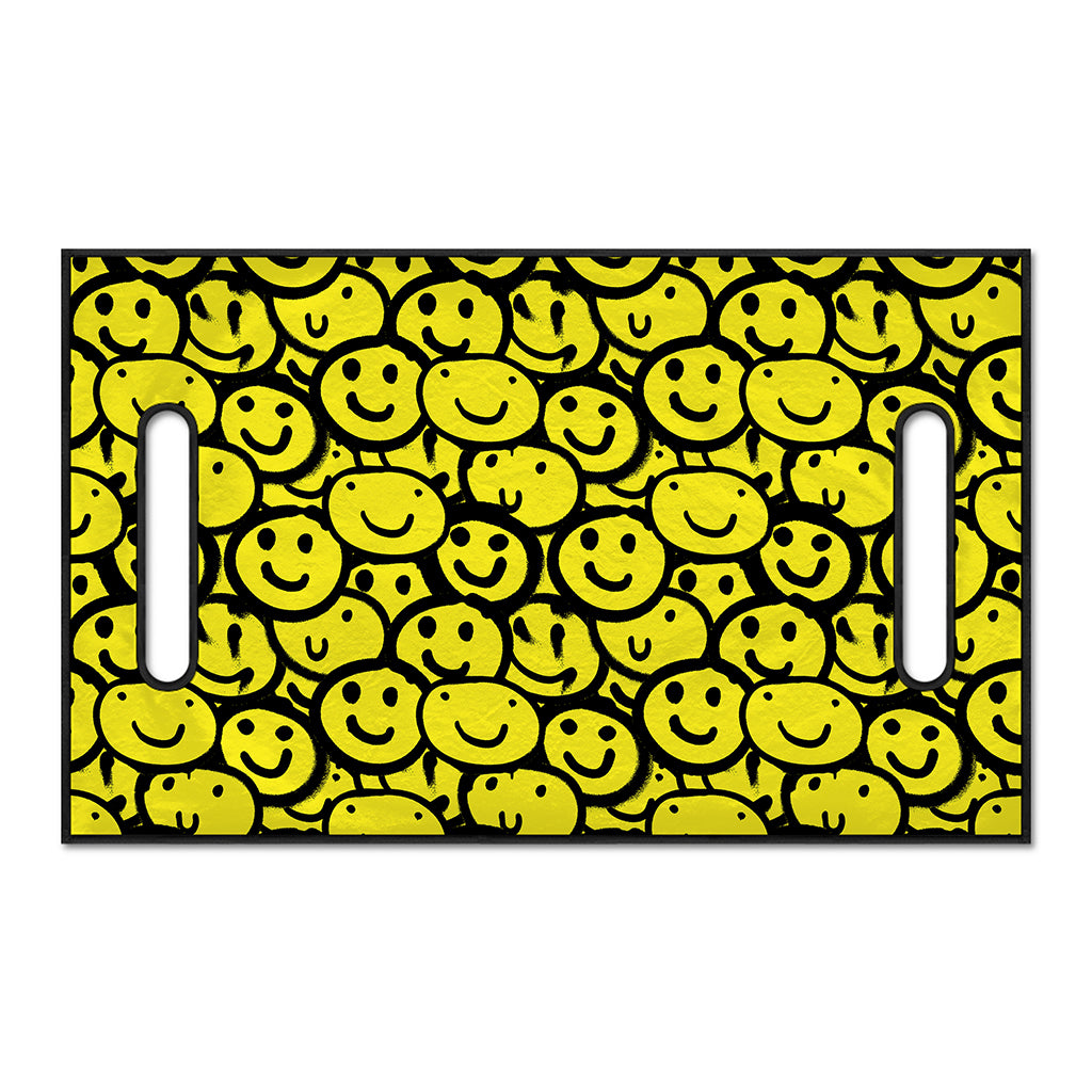 Graffiti Happy Emoji Pattern Print Golf Cart Seat Cover