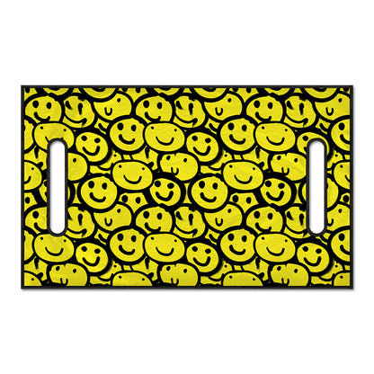Graffiti Happy Emoji Pattern Print Golf Cart Seat Cover
