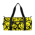 Graffiti Happy Emoji Pattern Print Gym Bag