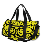 Graffiti Happy Emoji Pattern Print Gym Bag
