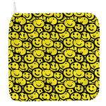 Graffiti Happy Emoji Pattern Print Hand Towel