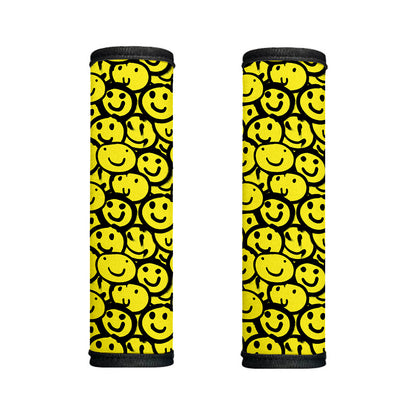 Graffiti Happy Emoji Pattern Print Handle Covers