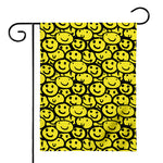 Graffiti Happy Emoji Pattern Print House Flag