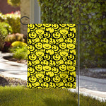 Graffiti Happy Emoji Pattern Print House Flag