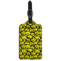 Graffiti Happy Emoji Pattern Print Luggage Tag