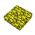 Graffiti Happy Emoji Pattern Print Outdoor Seat Cushion Cover