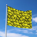 Graffiti Happy Emoji Pattern Print Polyester Flag
