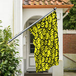 Graffiti Happy Emoji Pattern Print Polyester Flag