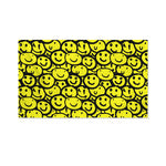 Graffiti Happy Emoji Pattern Print Polyester Flag