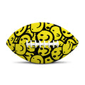 Graffiti Happy Emoji Pattern Print Rugby Ball