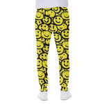 Graffiti Happy Emoji Pattern Print Scuba Joggers