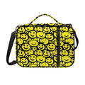 Graffiti Happy Emoji Pattern Print Shoulder Strap Bible Bag