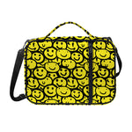 Graffiti Happy Emoji Pattern Print Shoulder Strap Bible Bag