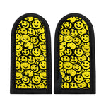 Graffiti Happy Emoji Pattern Print Skillet Handle Cover