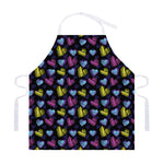 Graffiti Heart Pattern Print Adjustable Apron