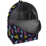 Graffiti Heart Pattern Print Backpack