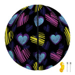 Graffiti Heart Pattern Print Basketball