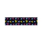 Graffiti Heart Pattern Print Bed Runner