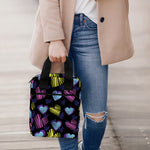 Graffiti Heart Pattern Print Bible Tote Bag