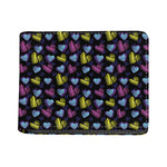 Graffiti Heart Pattern Print Bifold Wallet