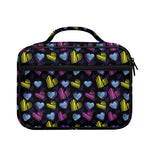 Graffiti Heart Pattern Print Briefcase Bible Bag