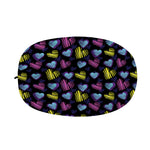 Graffiti Heart Pattern Print Car Side Mirror Covers