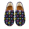 Graffiti Heart Pattern Print Casual Shoes