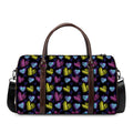 Graffiti Heart Pattern Print Duffel Bag