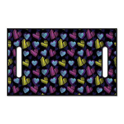 Graffiti Heart Pattern Print Golf Cart Seat Cover