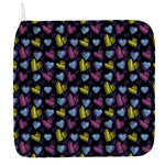 Graffiti Heart Pattern Print Hand Towel