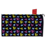 Graffiti Heart Pattern Print Mailbox Cover