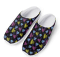 Graffiti Heart Pattern Print Mesh Casual Shoes