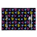 Graffiti Heart Pattern Print Placemat