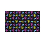 Graffiti Heart Pattern Print Polyester Flag