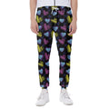 Graffiti Heart Pattern Print Joggers