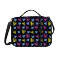 Graffiti Heart Pattern Print Shoulder Strap Bible Bag