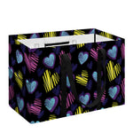 Graffiti Heart Pattern Print Utility Tote Bag
