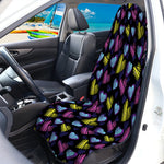 Graffiti Heart Pattern Print Waterproof Car Seat Cover