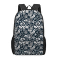 Graffiti Monster Characters Print 17 Inch Backpack