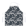 Graffiti Monster Characters Print Adjustable Apron