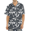 Graffiti Monster Characters Print Aloha Shirt