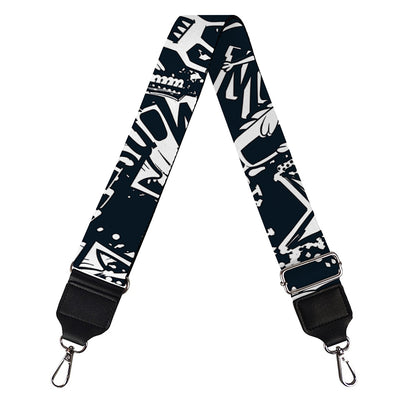 Graffiti Monster Characters Print Bag Strap