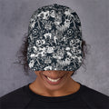 Graffiti Monster Characters Print Baseball Cap
